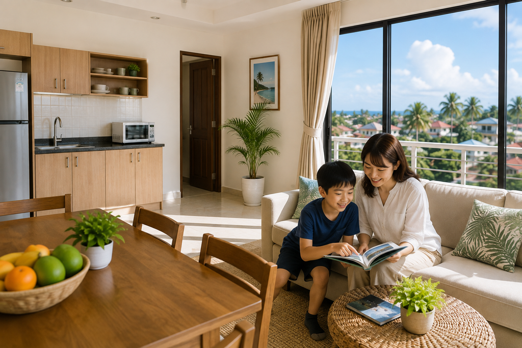 ドゥマゲッティの住まいで親子が快適に過ごす海外生活のイメージ